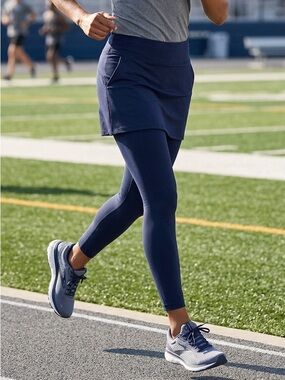 Legacy Women’s‎  Navy Blue Skirted Leggings Skort Cycling Large